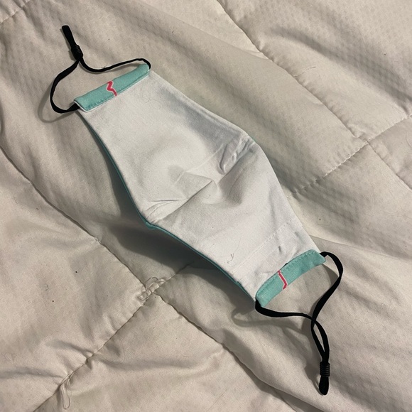 Nurse Themed Blue & Pink Adjustable Face Mask🩺♥️⚕️ - Picture 7 of 9